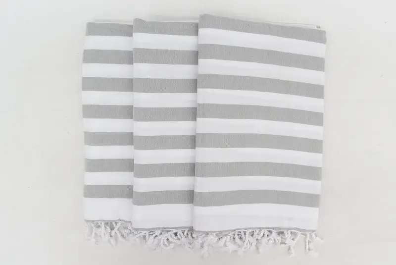 Bridal Shower Favors, Wedding For Favor, Wedding Gifts Towel, Unique Wedding Gift, Best Friend Gift, 68x36 Cotton Striped Towel, Gym Towel - 3