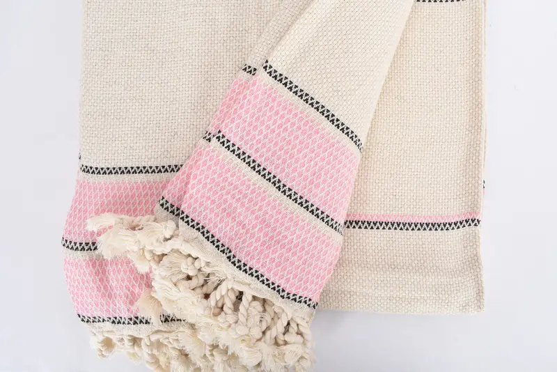 Personalized Gifts, Bachelorette Party Favors, Bridal Shower Gift, 104x96 Cotton Striped Towel, House Warming Gift, Bachelorette Large Towel - 8