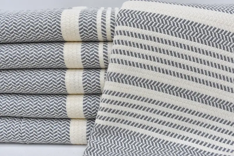 Cotton towel, Handmade Gift, 70x40 Cotton Striped Towel, Beach Towel Bulk, Bridal Shower Favor, Bachelorette Party Gifts, Turkish Towel Personalized - 3