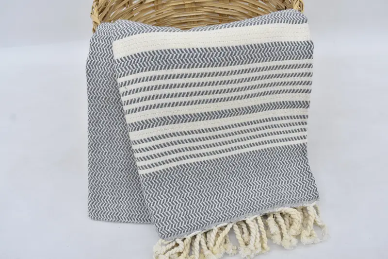 Cotton towel, Handmade Gift, 70x40 Cotton Striped Towel, Beach Towel Bulk, Bridal Shower Favor, Bachelorette Party Gifts, Turkish Towel Personalized - 8