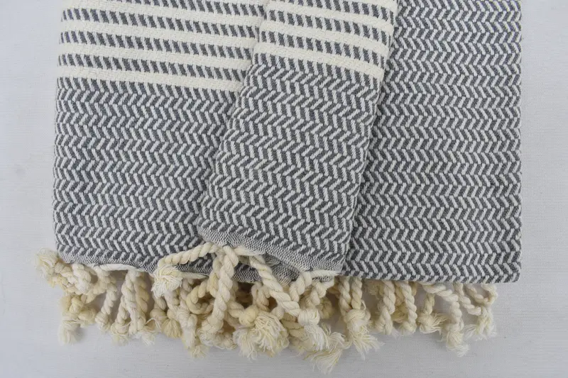 Cotton towel, Handmade Gift, 70x40 Cotton Striped Towel, Beach Towel Bulk, Bridal Shower Favor, Bachelorette Party Gifts, Turkish Towel Personalized - 6