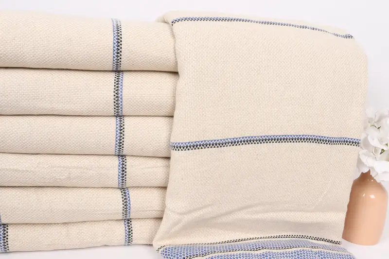 Bridesmaid Gifts, Quenn Bedspread, Monogram Blanket, Bridal Shower Gift, Customized Turkish Blanket, 104x96 Cotton Striped Towel, Turkish Bedcover - 2