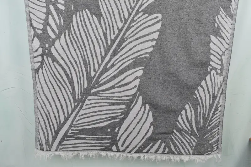 Cotton towel, Boyfriend Christmas Gift, Custom Beach Towels, Yoga Towel, 70x40 Cotton Floral Design Towel, Custom Wedding Gift, Turkish bath towel - 1