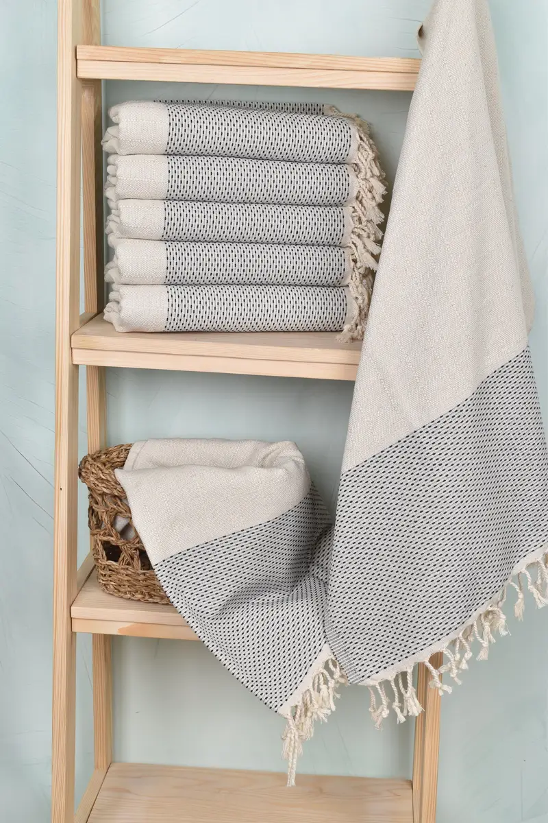 Wedding Towel, Bridemaids Beach Towel, Bath towel, Gift For Best Friend, 70x40 Cotton Polka Dot Towel, Best Friend Gift, Monogrammed Beach Towel - 3