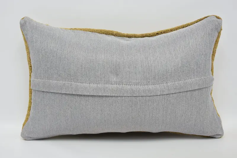 Vintage Kilim Throw Pillow, Vintage Pillow, 12x20 Beige Pillow, Oriental Pillow Cover, Boho Pillow Sham Cover, Designer Throw Pillow Case, Cushion - 6