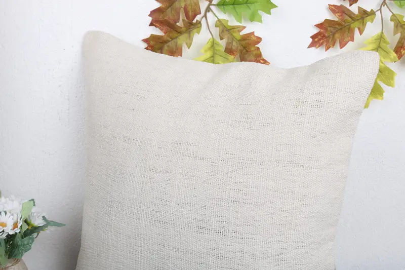 Knitted Cushion Cover, Boho Pillow, Pillow for Couch, Vintage Kilim Throw Pillow, Neutral Throw Pillow Cover, Pillow Sham, 18x18 Beige Cushion Case - 5
