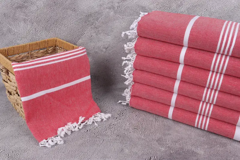 Monogram Beach Towel, Halloween Bachelorette Party Favors, Grandma Gift, 70x40 Cotton Striped Towel, Embroidered Towel, Turkish beach towel - 3
