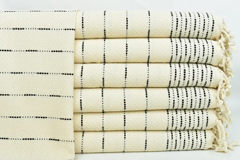 Handgefertigte Geschenk, 36x18 Baumwollgestreiftes Designtuch, personalisiertes Geschenk, kleine Badetücher, Urlaubstuch, maßgeschneiderte Hochzeitsgeschenke, individuelles Handtuch