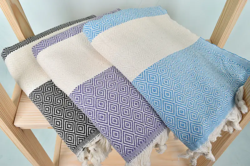 Embroidery Towels, Personalized Kitchen Towel, Spa Towel, Gift For Wedding Day, Bathroom Towels, Personalized Dish Towel, 36x20 Cotton Diamond Towel - 2