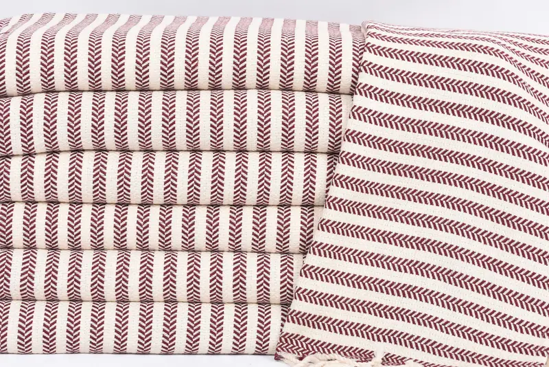 Embroidery Towels, Turkish Towel Hand Towel, Monogrammed Hand Towel, Guest Towel, 40x18 Cotton Chevron Towel, Custom Hand Towel, Summer Gift - 2