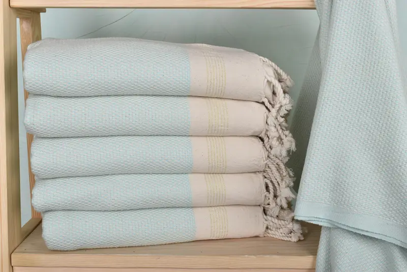68x40 Cotton Striped Towel, Best Friend Gift Ideas, Decorative Towel, Wedding Gift, Personalized Turkish Towel, Sand-free towel, Organic Towel - 2