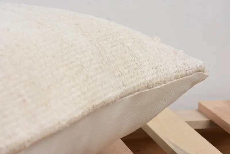 Turkish Pillow, Pillow Cover, Ethnical Kilim Rug Pillow, Bench Pillow Cover, 12x20 White Pillow, Garden Cushion Case, Boho Pillow Sham Cover - 7