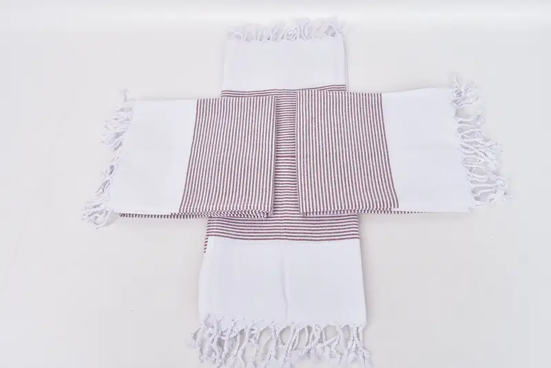 Turkish Tea Towel, Gift For Wedding Day, Bachelorette Party Favor, Xmas Gifts, Personalized Gifts, Wedding Favors, 40x18 Cotton Striped Towel - 6