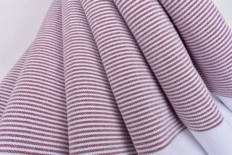Turkish Tea Towel, Gift For Wedding Day, Bachelorette Party Favor, Xmas Gifts, Personalized Gifts, Wedding Favors, 40x18 Cotton Striped Towel - 5