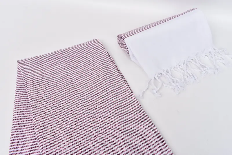 Turkish Tea Towel, Gift For Wedding Day, Bachelorette Party Favor, Xmas Gifts, Personalized Gifts, Wedding Favors, 40x18 Cotton Striped Towel - 7