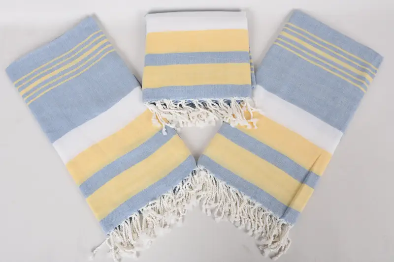 Anniversary Gift For Her, Wedding Towel, Peshtemal Towel, Turkish bath towel for spa, 70x40 Cotton Striped Towel, Travel towel, Personalized Towel - 6