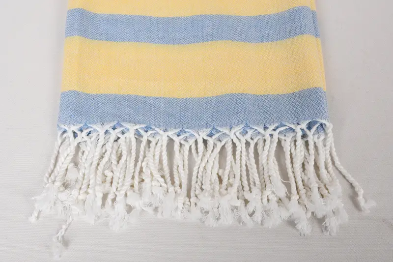 Anniversary Gift For Her, Wedding Towel, Peshtemal Towel, Turkish bath towel for spa, 70x40 Cotton Striped Towel, Travel towel, Personalized Towel - 3