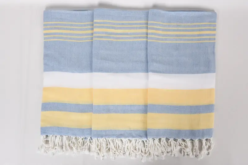Anniversary Gift For Her, Wedding Towel, Peshtemal Towel, Turkish bath towel for spa, 70x40 Cotton Striped Towel, Travel towel, Personalized Towel - 7