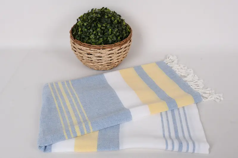 Anniversary Gift For Her, Wedding Towel, Peshtemal Towel, Turkish bath towel for spa, 70x40 Cotton Striped Towel, Travel towel, Personalized Towel - 4