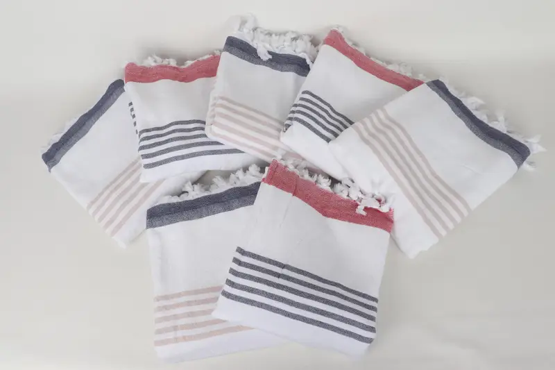 Bathroom Towel, Bachelorette Party Decorations, 68x36 Cotton Striped Terry Towel, Peshtemal Towel, Turkish bath towel, Best Friend Gift, Spa Towel - 3