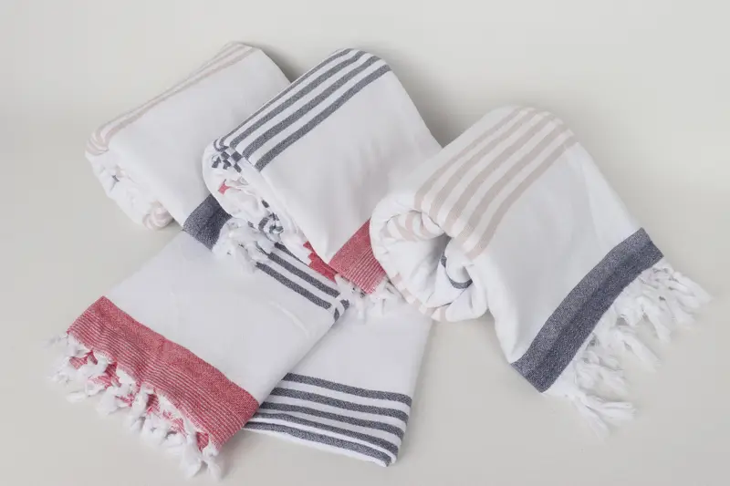 Bathroom Towel, Bachelorette Party Decorations, 68x36 Cotton Striped Terry Towel, Peshtemal Towel, Turkish bath towel, Best Friend Gift, Spa Towel - 5