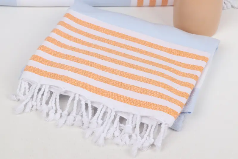 Custom Beach Towel, Bachelorette Party Decorations, 70x40 Cotton Striped Towel, Christmas Favors, Fouta towel, Gym Towel, Luxury Turkish Bath Towel - 5