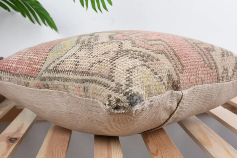Gift Pillow, 18x18 Red Pillow Cover, Throw Kilim Pillow, Colorful Pillow Cover, Cushion Cover, Home Decor Pillow, Cotton Pillow Case - 6
