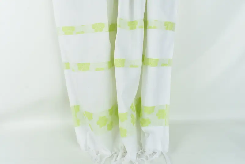 70x40 Cotton Daisy Design Towel, Lightweight Turkish towel, Valentines Day Gift Idea, Quick-dry peshtemal, Monogram Towels, Bridal Shower Favors - 8