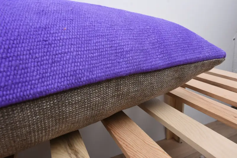 Kilim Pillow, Pillow Case, 16x48 Purple Cushion Case, Turkish Rugs Pillow Sham, Boho Pillow Sham Cover, Colorful Cushion, Pillow for Sofa - 7