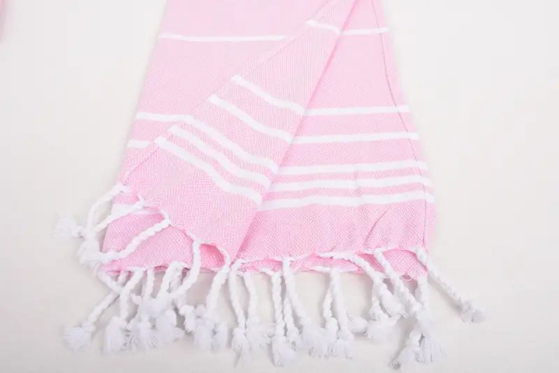 Bridal Shower Gift, Bathroom Towels, 38x18 Cotton Striped Towel, Xmas Gifts, Monogram Kitchen Towel, Best Friend Gift, Bride Gift, Small Bath Towels - 8