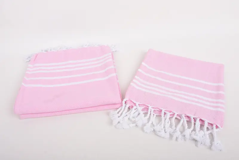 Bridal Shower Gift, Bathroom Towels, 38x18 Cotton Striped Towel, Xmas Gifts, Monogram Kitchen Towel, Best Friend Gift, Bride Gift, Small Bath Towels - 7