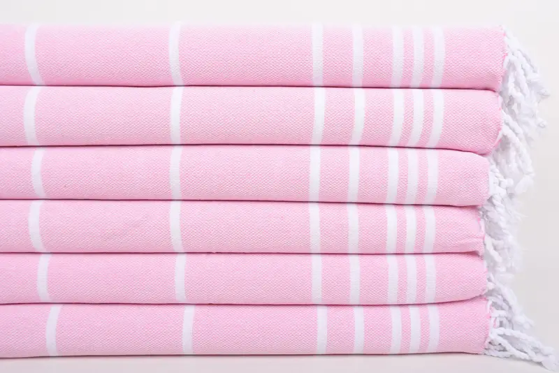 Bridal Shower Gift, Bathroom Towels, 38x18 Cotton Striped Towel, Xmas Gifts, Monogram Kitchen Towel, Best Friend Gift, Bride Gift, Small Bath Towels - 3