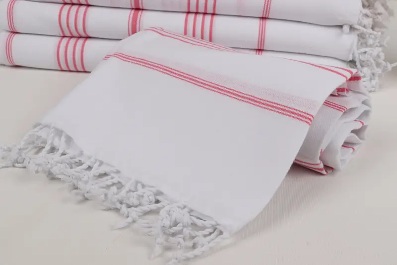 Turkish hand towel, Absorbent Turkish towel, Personalized Wedding Gift For Couple, 70x40 Cotton Striped Towel, Custom Beach Towels, Thin towel - 4