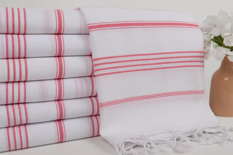 Turkish hand towel, Absorbent Turkish towel, Personalized Wedding Gift For Couple, 70x40 Cotton Striped Towel, Custom Beach Towels, Thin towel - 2