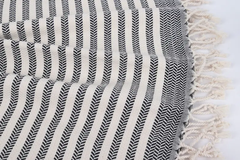 Pool Towels, Employee Gifts, Hammam towel, 70x40 Cotton Chevron Towel, Bachelor Bachelorette Party Favors, Organic Cotton Towel, Quick-dry towel - 8