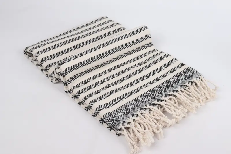 Pool Towels, Employee Gifts, Hammam towel, 70x40 Cotton Chevron Towel, Bachelor Bachelorette Party Favors, Organic Cotton Towel, Quick-dry towel - 6