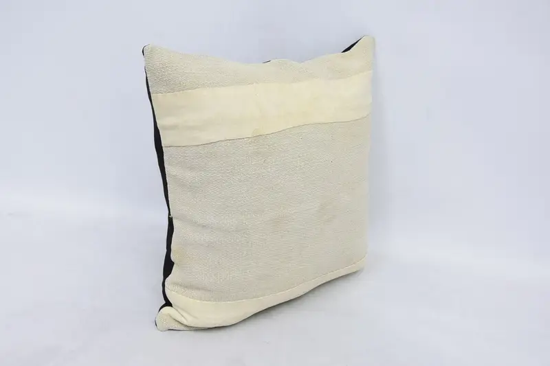 20x20 White Cushion Cover, Sofa Pillow Case, Vintage Pillow, Handmade Kilim Cushion, Kilim Pillow, Decorative Pillow Cover, Cushion Cover - 3