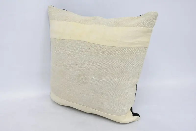 20x20 White Cushion Cover, Sofa Pillow Case, Vintage Pillow, Handmade Kilim Cushion, Kilim Pillow, Decorative Pillow Cover, Cushion Cover - 4