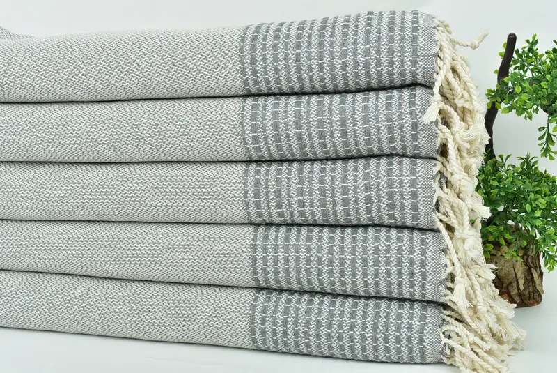 Custom Gift, Pool Towels, Personalized Wedding Gift, Lightweight Turkish towel, Bridal Gifts, 70x36 Cotton Striped Towel, Bachelor Party Favors - 3