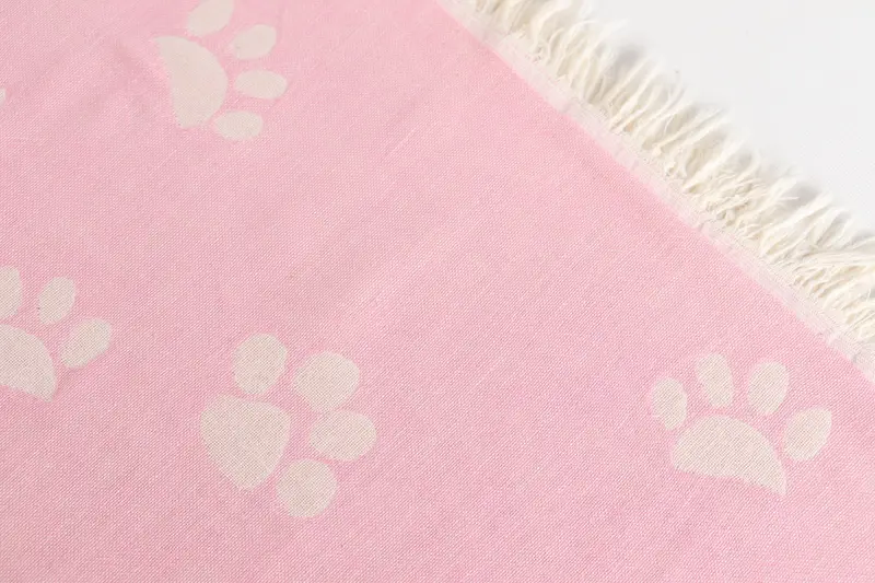 Oversized Beach Towel, Beach Towel Bulk, Absorbent Turkish towel, Wedding Gift Ideas, Bachelorette Gifts, Thin towel, 70x36 Cotton Paw Design Towel - 6