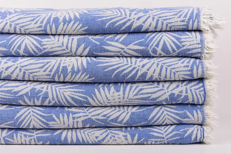 Personalized Gifts, Bridesmaid Gifts, Wedding Anniversary Gift, Housewarming Gift, Boyfriend Gift, 100x80 Cotton Floral Patterned Towel - 3