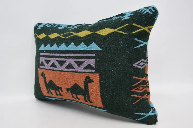 Kilim Pillow Cover, Pillow Cover, Designer Throw Cushion Cover, Kilim Cushion Sham, 16x24 Purple Pillow Case, Interior Designer Pillow - 4
