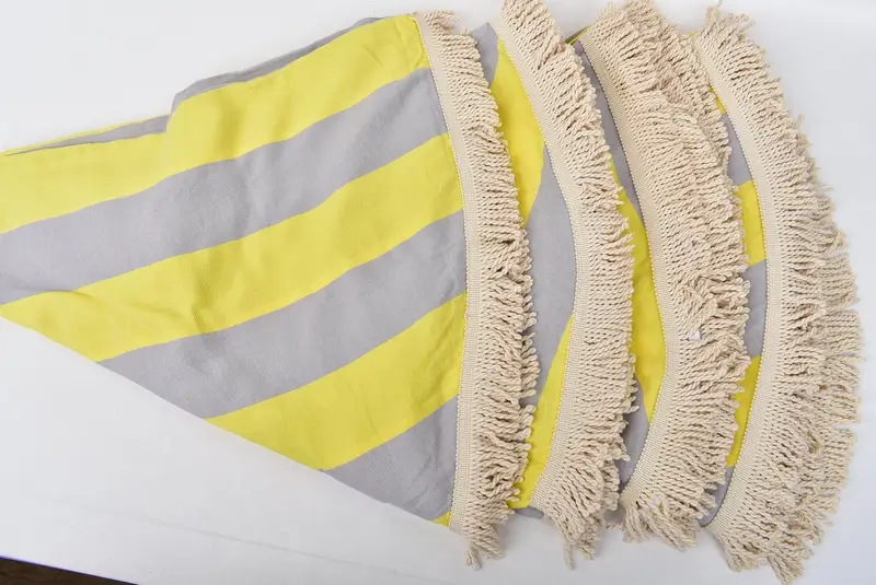 Custom Name Towel, Custom Towel Beach, Beach Towel Gift, Personalized Towel, 64x64 Cotton Striped Round Towel, Home Gift, Summer Towel, Fouta towel - 3