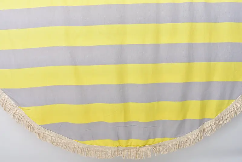 Custom Name Towel, Custom Towel Beach, Beach Towel Gift, Personalized Towel, 64x64 Cotton Striped Round Towel, Home Gift, Summer Towel, Fouta towel - 1