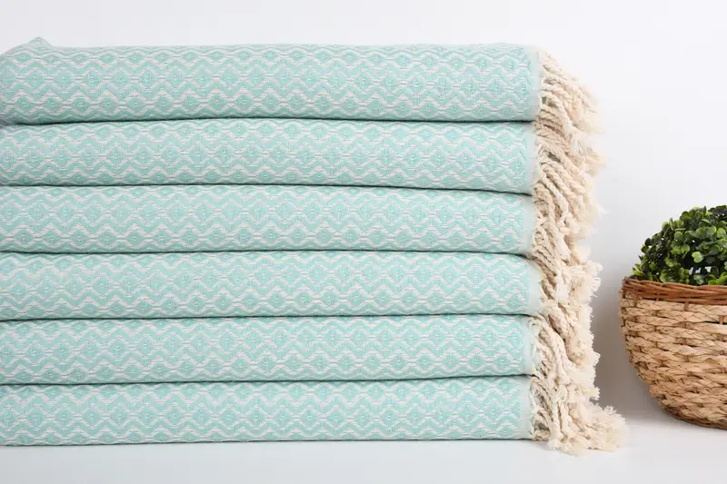70x40 Cotton Diamond Towel, Custom Wedding Gift, Best Wedding Gift, Monogram Beach Towel, Merry Christmas Gifts, Travel towel, Scarf Towel - 2