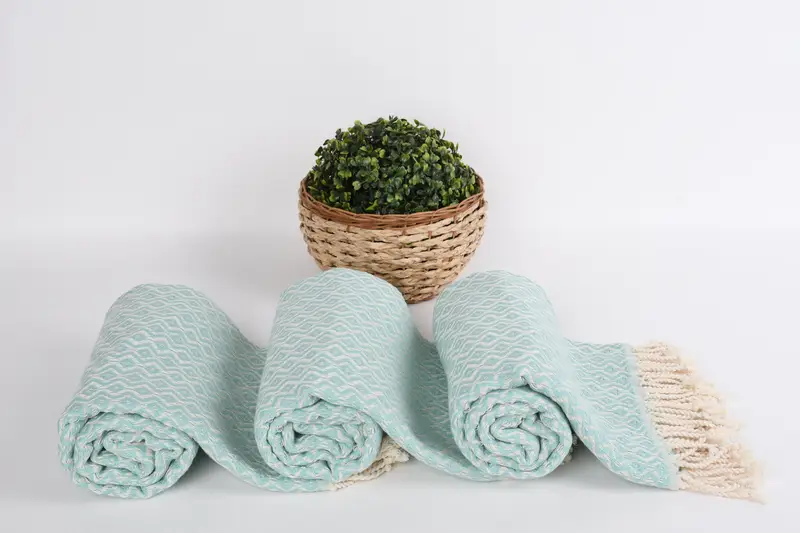 70x40 Cotton Diamond Towel, Custom Wedding Gift, Best Wedding Gift, Monogram Beach Towel, Merry Christmas Gifts, Travel towel, Scarf Towel - 8