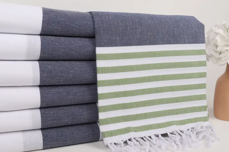 Vegas Bachelorette Party Favors, Quick-dry towel, Bridal Shower Gift, 70x40 Cotton Striped Towel, Merry Christmas Gifts, Turkish bath towel - 2