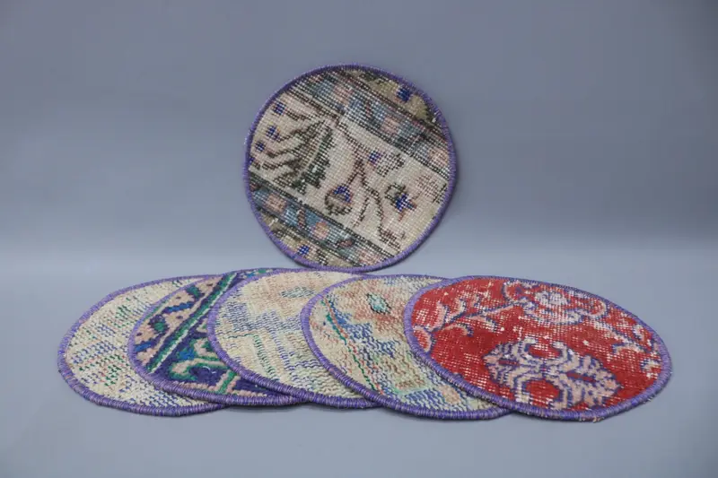 ボヘミアンレッド&ブロンズプレースマット、多用途ウエスタン&カウボーイ装飾