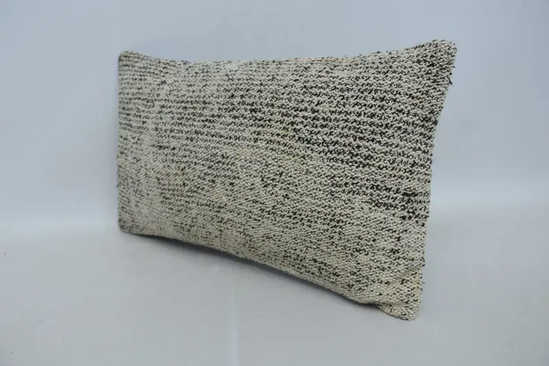 Patio Pillow, Kilim Cushion Sham, Vintage Kilim Throw Pillow, 12x20 Brown Pillow Cover, Cushion Cover, Kilim Pillow Cover, Wholesale Pillow Cover - 4