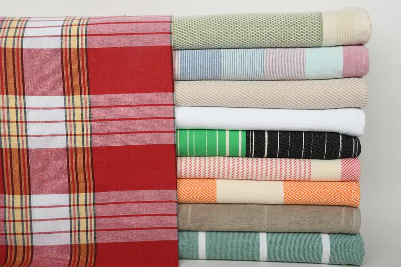 70x40 Cotton Set of 10 Towel, Lightweight towel, Spa Towel, Bride Gift, Quick-Dry Beach Towel, Scarf Towel, Turkish bath towel for spa, Fouta towel - 1